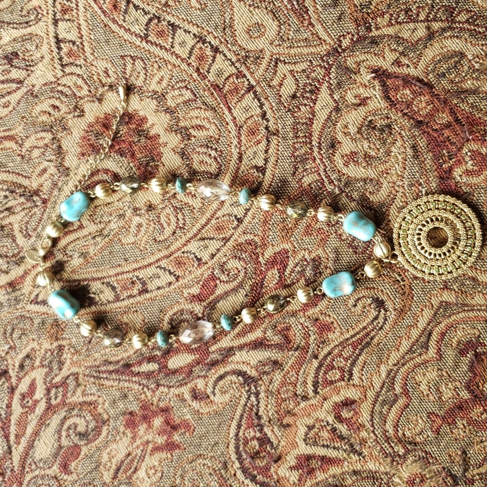 Lia Sophia Medallion Necklace